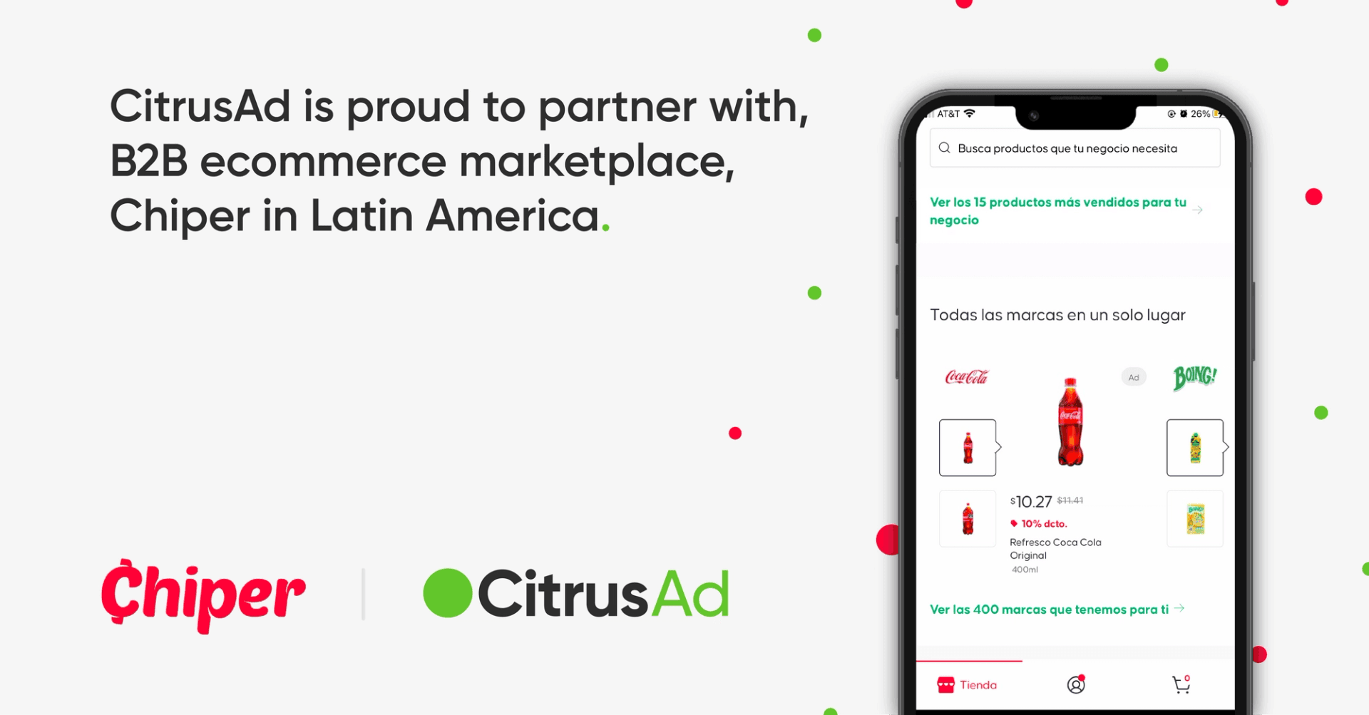 CPGs can Turn up Sales Volume with CitrusAd on Chiper’s B2B Platform